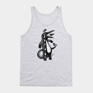 Cry crocodile tears (Black) Tank Top